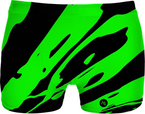 Lime Blacklight UV Reactive Underwear